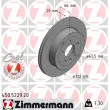 ZIMMERMANN 450.5229.20 - Jeu de 2 disques de frein arrière