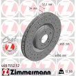ZIMMERMANN 460.1552.52 - Disque de frein avant gauche