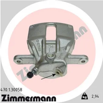 Étrier de frein avant gauche ZIMMERMANN OEM 7701208332