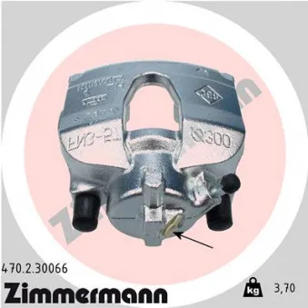 Étrier de frein avant droit ZIMMERMANN OEM 7701049104