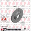 ZIMMERMANN 470.2416.52 - Jeu de 2 disques de frein avant