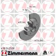 ZIMMERMANN 470.2421.00 - Jeu de 2 disques de frein arrière