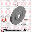 ZIMMERMANN 470.2438.20 - Jeu de 2 disques de frein avant