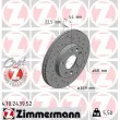 ZIMMERMANN 470.2439.52 - Jeu de 2 disques de frein avant