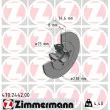 ZIMMERMANN 470.2442.00 - Jeu de 2 disques de frein arrière
