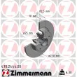 ZIMMERMANN 470.2444.00 - Jeu de 2 disques de frein arrière