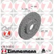 ZIMMERMANN 470.2450.52 - Jeu de 2 disques de frein avant