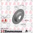 ZIMMERMANN 480.1543.52 - Jeu de 2 disques de frein arrière