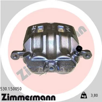 Étrier de frein avant gauche ZIMMERMANN OEM 26291AC032
