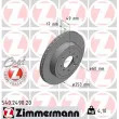 ZIMMERMANN 540.2490.20 - Jeu de 2 disques de frein avant