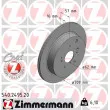ZIMMERMANN 540.2495.20 - Jeu de 2 disques de frein arrière