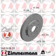 ZIMMERMANN 540.2496.20 - Jeu de 2 disques de frein avant
