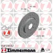 ZIMMERMANN 540.5301.52 - Jeu de 2 disques de frein avant