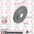 ZIMMERMANN 540.5305.52 - Jeu de 2 disques de frein avant