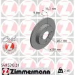 ZIMMERMANN 540.5313.20 - Jeu de 2 disques de frein arrière