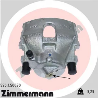 Étrier de frein avant gauche ZIMMERMANN OEM 4775009010