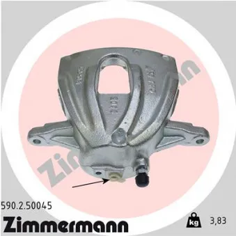 Étrier de frein avant droit ZIMMERMANN OEM 4773005060