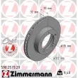 ZIMMERMANN 590.2573.20 - Jeu de 2 disques de frein avant