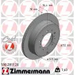 ZIMMERMANN 590.2817.20 - Jeu de 2 disques de frein arrière