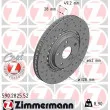 ZIMMERMANN 590.2825.52 - Jeu de 2 disques de frein avant