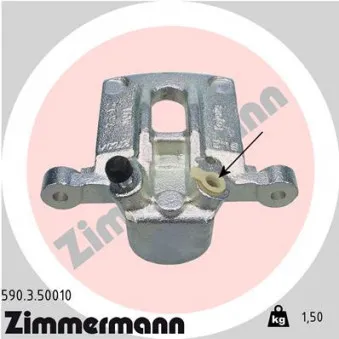 Étrier de frein arrière gauche ZIMMERMANN OEM 4775002110
