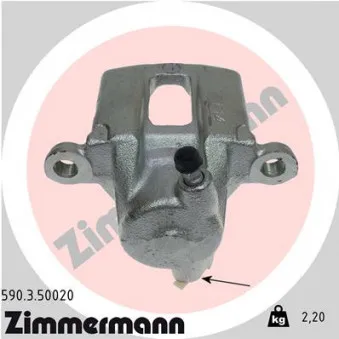 Étrier de frein arrière gauche ZIMMERMANN OEM 4775034030