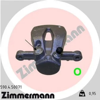 Étrier de frein arrière droit ZIMMERMANN OEM 4773005070