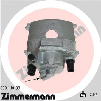 Étrier de frein avant gauche ZIMMERMANN OEM 171615123