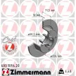 ZIMMERMANN 600.1094.20 - Jeu de 2 disques de frein avant