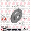 ZIMMERMANN 600.1598.20 - Jeu de 2 disques de frein avant