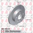 ZIMMERMANN 600.1604.00 - Jeu de 2 disques de frein avant