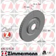 ZIMMERMANN 600.3215.20 - Jeu de 2 disques de frein avant