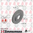 ZIMMERMANN 600.3218.20 - Jeu de 2 disques de frein avant