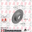 ZIMMERMANN 600.3234.20 - Jeu de 2 disques de frein arrière