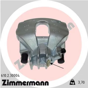 ZIMMERMANN 610.2.30004 - Étrier de frein avant droit