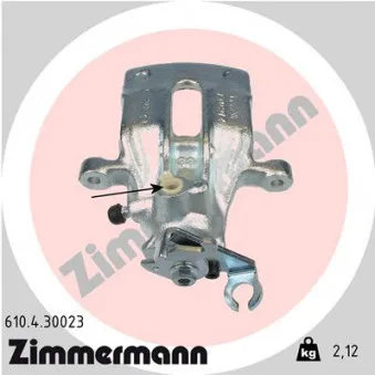 Étrier de frein arrière droit ZIMMERMANN OEM 8602079