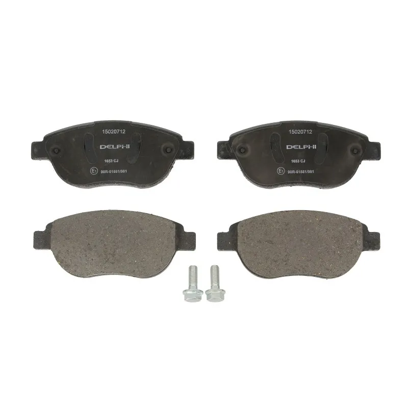 Kit Frein Avant Pour Peugeot 208 308 3008 - 2 Disques Ventilés + 4 Plaquettes, Compatible Modèles 2007-2020