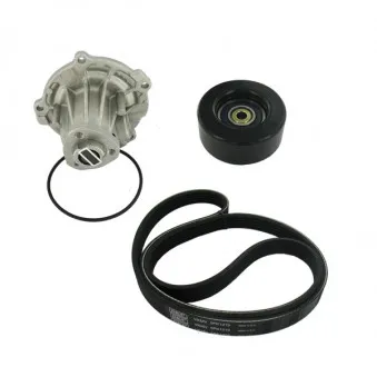 Pompe à eau+Jeu de courroie trapézoïdale à nervures SKF OEM 047903137R