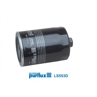 Filtre à huile PURFLUX LS553D pour VOLKSWAGEN GOLF 1.9 D - 75cv