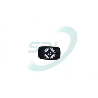 LECOY L-0013 - Verre de rétroviseur, rétroviseur extérieur