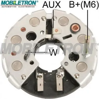 Pont de diodes, alternateur MOBILETRON [RB-83H]