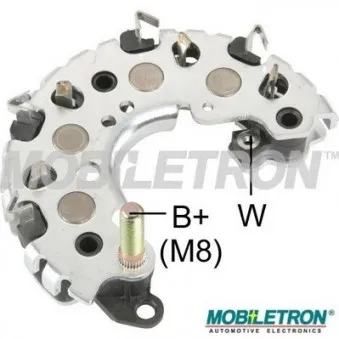 Pont de diodes, alternateur MOBILETRON [RI-19H]