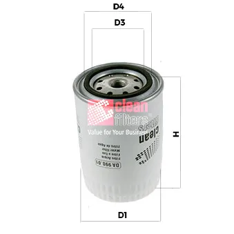 Filtre de liquide de refroidissement CLEAN FILTERS OEM 40290892