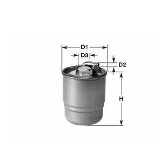 Filtre à carburant CLEAN FILTERS OEM 97171658