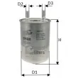 CLEAN FILTERS DN2704 - Filtre à carburant