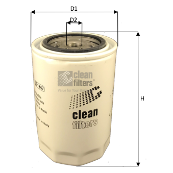 CLEAN FILTERS DO1847 - Filtre à huile