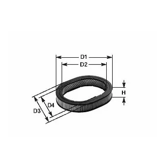 Filtre à air CLEAN FILTERS OEM 165466F900