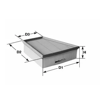 Filtre à air CLEAN FILTERS OEM 1444WP