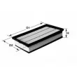 CLEAN FILTERS MA1311 - Filtre à air