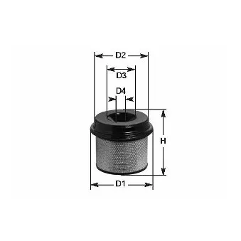 Filtre à air CLEAN FILTERS OEM A0040947404